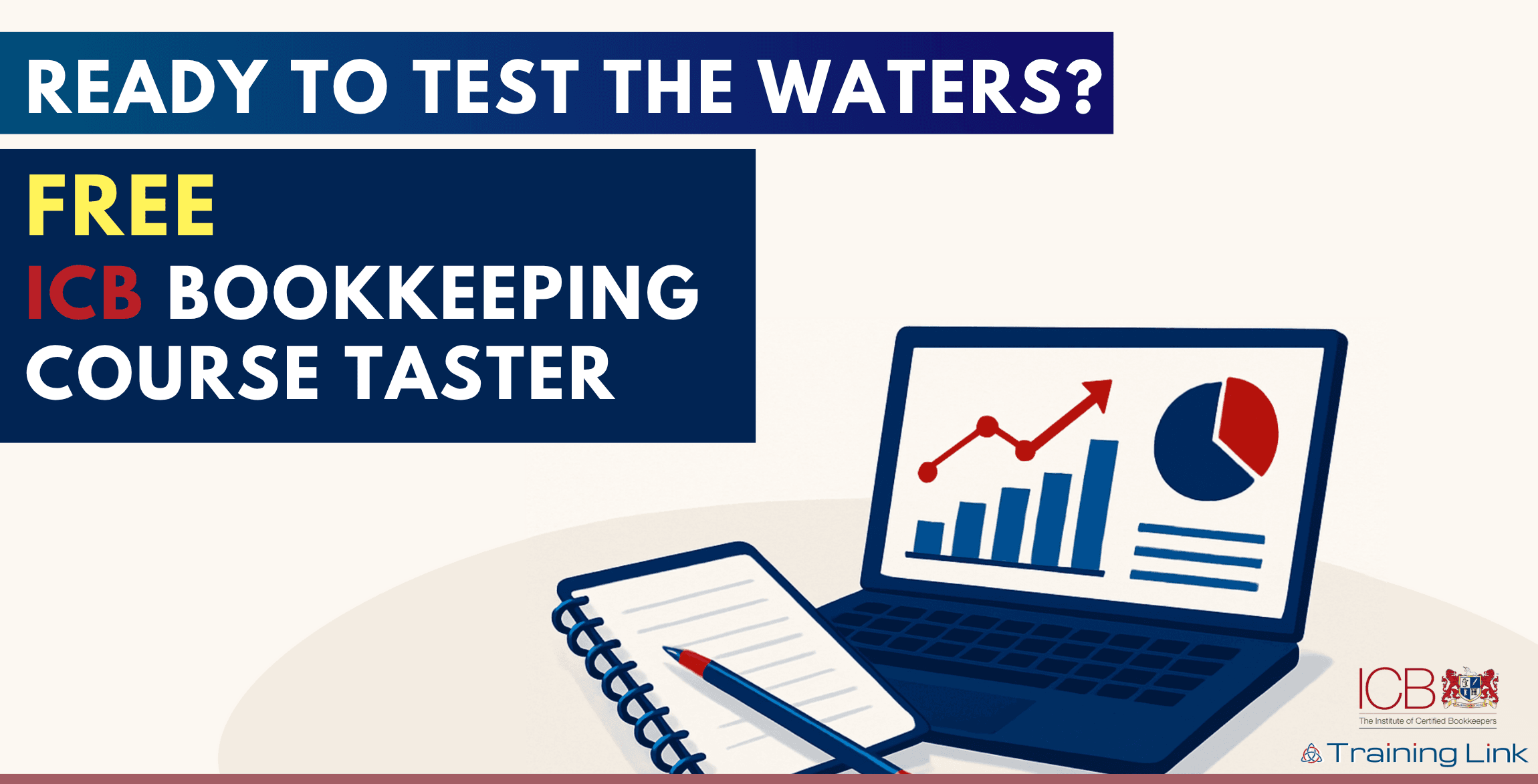 Featured Image Blog Post - Free ICB Bookkeeping Course Taster